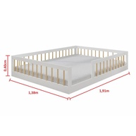Cama Montessoriana Casal Tigus Cauã: Autonomia e Segurança - imagem 2