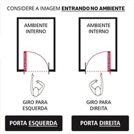 Porta de Alumínio 210x100cm: Beleza e Segurança! - imagem 2
