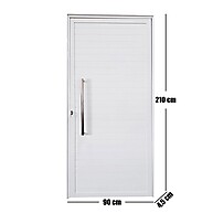 Porta de Alumínio 210x90cm: Beleza e Segurança - imagem 2