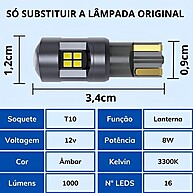 Lâmpada Pingo LED T10: Mais Brilho e Segurança! - imagem 1