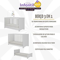 Berço 3 em 1 Bambino: Conforto e Segurança! - imagem 2