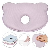 Travesseiro Bebê Anatômico Urso Rosa Buba: Conforto e Segurança - imagem 2