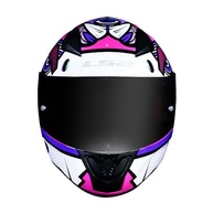 Capacete Feminino LS2 FF353 Khan Rosa Roxo Branco: Estilo, Segurança e Conforto para Você! - imagem 3