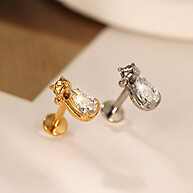Piercing Titânio Gatinho: Elegância e Segurança - imagem 2