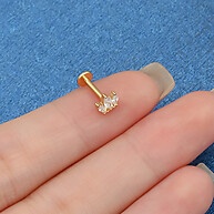 Piercing Titânio Flor de Lotus: Elegância e Segurança - imagem 2