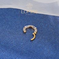Piercing Argola Titânio PVD Zircônia: Elegância e Segurança - imagem 2