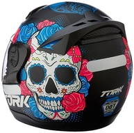 Capacete Fechado Pro Tork Evolution 788 G7 Mexican Skull Fosco Preto - Segurança e Estilo! - imagem 3