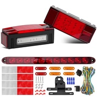 Kit Luzes de Reboque LED Submersível Retangular 12V - Segurança e Durabilidade para Barcos, Trailers e Caminhões - imagem 2