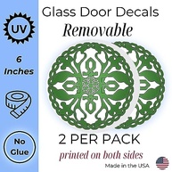 Adesivos de Segurança para Vidros - Dupla Face, Removíveis e Reutilizáveis - Ideal para Portas de Vidro, Janelas e Box de Chuveiro - imagem 3