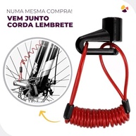 Trava Cadeado Antifurto para Moto: Segurança Máxima com Disco de Freio e Lembrete! - imagem 4