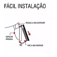 Retrovisor Anti Ponto Cego 30cm: Mais Visão e Segurança! - imagem 2