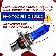 Lâmpada H4 Super Branca ASX: Visibilidade e Segurança! - imagem 2
