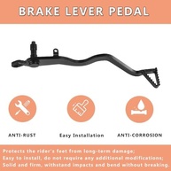 Pedal de Freio para Kawasaki KLX250/300 (2009-2025) - Segurança e Performance em Preto - imagem 5