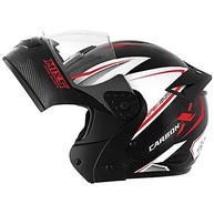 Capacete Escamoteável MIXS Gladiator Carbon Fosco 62 Vermelho: Segurança e Estilo para Você! - imagem 2