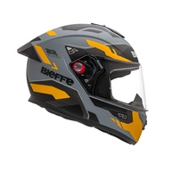 Capacete Esportivo Bieffe B12 Avant Cinza com Aerofólio - Segurança e Estilo para sua Moto - imagem 1