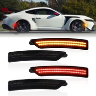 Luzes LED Laterais Fumê para Ford Mustang S650 Gen7 2024-2025: Segurança e Estilo com 4 Peças - imagem 1