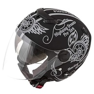 Capacete Aberto Pro Tork New Atomic Highway Dreams Fosco Preto - Segurança e Estilo - imagem 2