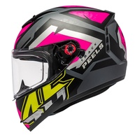 Capacete Peels Icon 23 Track Cinza Fosco/Pink - Segurança e Estilo para sua Moto - imagem 1