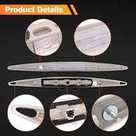 Terceiro Farol de Freio LED Honda CRV 2012-2016 - Segurança e Estilo com Acabamento Branco - imagem 5