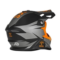 Capacete Motocross Pro Tork Rally Dos Sertões Grafite/Laranja - Segurança e Estilo para suas Aventuras - imagem 3