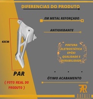 Suporte Pedaleira Bacalhau Titan 150 Fan Start 2016-2021: Segurança e Estilo para Sua Moto - imagem 3