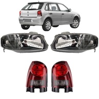 Kit Farol Máscara Negra + Piscas Fumê para Gol G4 (2006-2013) - Estilo e Segurança! - imagem 2