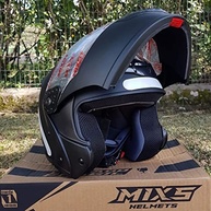 Capacete Mixs Gladiator Preto Fosco: Estilo Robocop e Segurança para Sua Moto! - imagem 2