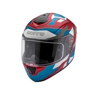 Capacete Fechado Bieffe B-12 Avant Red Metalizado/Azul - Segurança e Estilo para Sua Moto - imagem 3