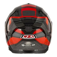 Capacete Nzi Go Rider Motion Cinza/Vermelho/Preto - Segurança e Estilo para Sua Pilotagem - imagem 5