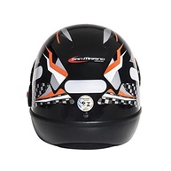 Capacete San Marino Diablo Preto/Laranja: Segurança e Estilo para Sua Pilotagem - imagem 5