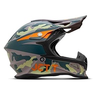 Capacete Off Road Jett Fast Factory Edition 3 Verde/Laranja - Segurança e Estilo para suas Aventuras - imagem 2