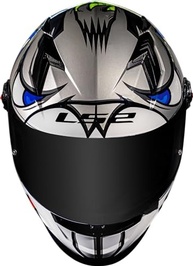 Capacete LS2 FF358 Alex Barros Prata: Segurança e Estilo para Sua Moto - imagem 4