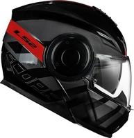 Capacete LS2 FF902 Scope Hamr Preto/Vermelho - Segurança e Estilo para Sua Pilotagem - imagem 4