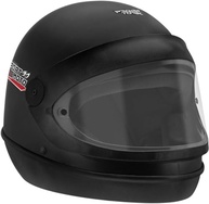 Capacete Fechado Sport Moto Classic Tam. 58 - Viseira Fumê Preto Fosco | Segurança e Estilo - imagem 4