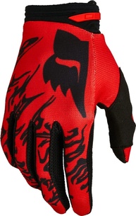 Luva Motocross 180 Skew Peril Vermelha Fox - Segurança e Performance - imagem 1