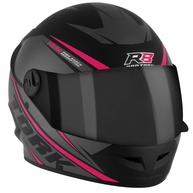Capacete Fechado Pro Tork R8 Rosa - Tamanho 60 com Viseira Fumê para Máxima Segurança - imagem 5