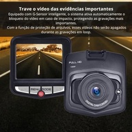 Câmera Veicular Full HD 1080P Recarregável: Segurança e Imagens Incríveis! - imagem 4