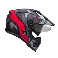 Capacete Moto Bieffe B-Trail Conquest Preto Fosco c/ Óculos Interno - Segurança e Estilo - imagem 1