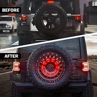 Luz de Freio Xprite Cyclone 14" para Jeep Wrangler JK/JL - Estilo e Segurança Incomparáveis - imagem 4