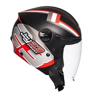 Capacete Street JOY23 SP Preto Fosco com Detalhes Vermelhos e Cinzas - Estilo e Segurança Urbana - imagem 4