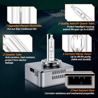Lâmpada Xenon D5S 6000K Diamante Branco: Ilumine Sua Estrada com Segurança e Estilo - imagem 3