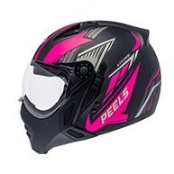 Capacete Peels Mirage Living Preto Fosco Rosa: Estilo e Segurança para Sua Moto - imagem 4