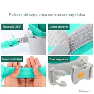 Pulseira de Segurança Infantil Anti-Perda com Trava Magnética - Conforto e Liberdade para Crianças - imagem 4