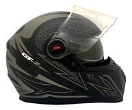 Capacete Fox Moto GTX GTR GT2 Cinza 58: Estilo, Segurança e Íris Interna Fumê - imagem 1