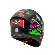 Capacete Fly Moto Drive 2 HG Nytro Preto Fosco/Color - Segurança e Estilo para Sua Pilotagem - imagem 5