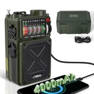 Rádio de Emergência Emgykit R11: Manivela, Solar, Bluetooth e NOAA para Sua Segurança - imagem 1