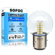 Lâmpada LED Farol Moto BA21D SOFOC - Brilho Intenso e Segurança Noturna - imagem 1