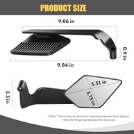 Espelhos Aerodinâmicos Universais para Moto: Estilo e Segurança para Kawasaki, Yamaha e Mais! - imagem 3