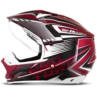 Capacete Pro Tork TH1 Vision Adventure Vermelho/Branco - Segurança e Estilo para sua Aventura - imagem 2