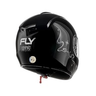 Capacete Moto Infantil Fly Young Belle Preto e Prata: Segurança e Estilo para Pequenos Aventureiros! - imagem 5